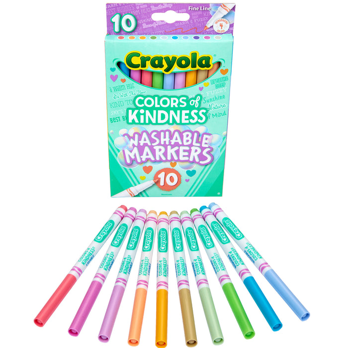 (6 Pk) 10ct Fine Markers Kindness