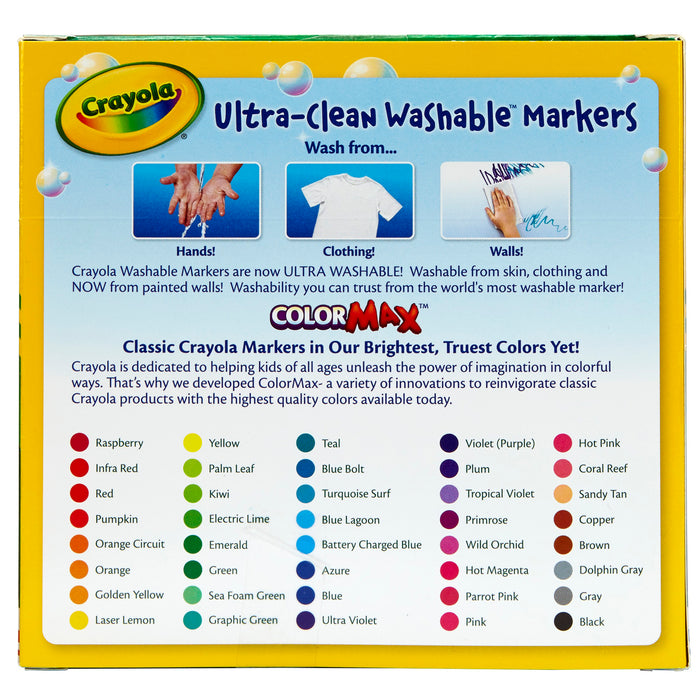 Crayola Wash Broad Line Marker 40pk