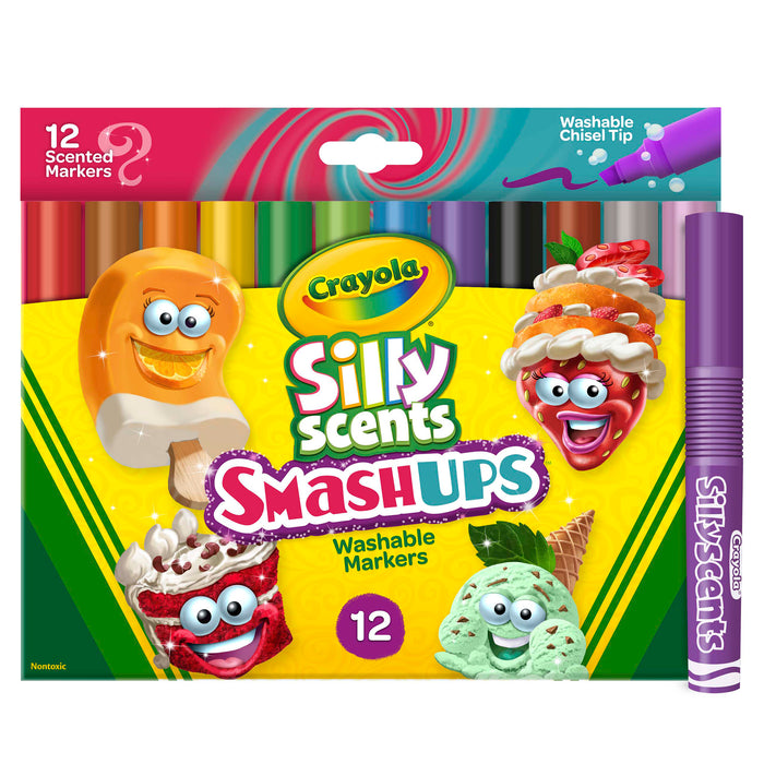 (3 Pk) 12ct Wedge Scent Markers Smash Ups