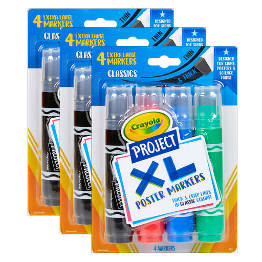 (3 Pk) Project Markers Classic Poster