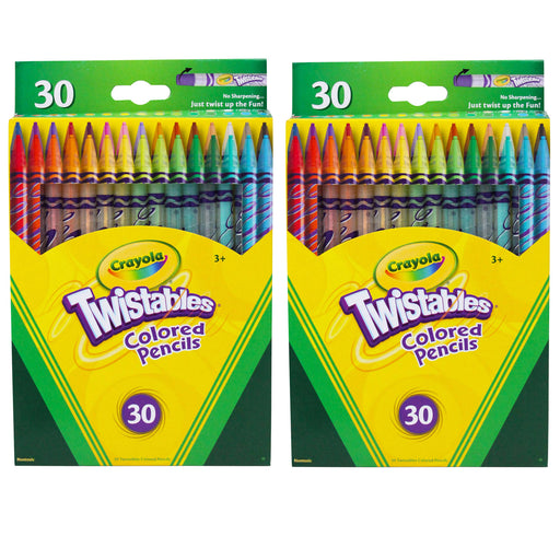 (2 Bx) Crayola Twistables 30ct Per Bx Colored Pencils