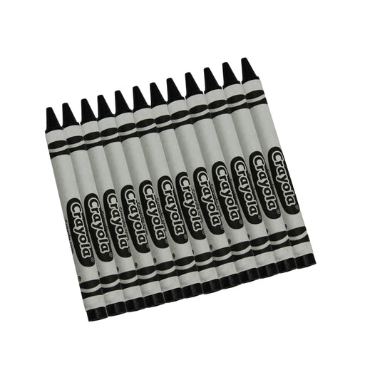 (12 Bx) Crayola Bulk Crayons 12ct Per Bx Black