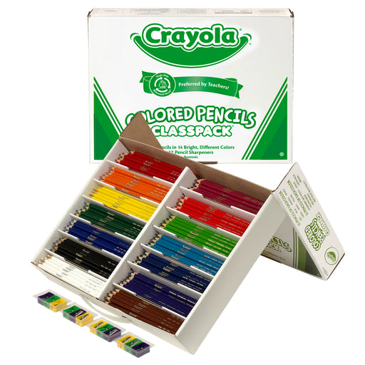 Crayola Colored Pencils 462 Ct Classpack 14 Colors
