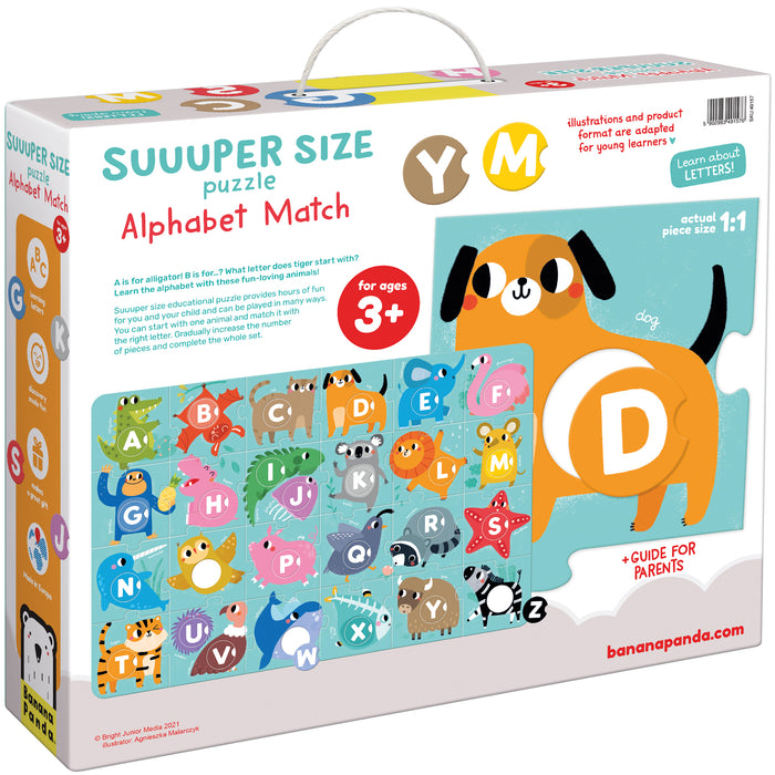 Suuuper Size Puzzle Alphabet Match, Age 3+