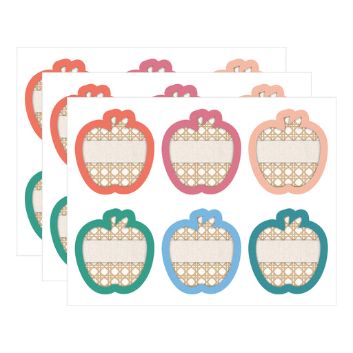 True to You Boho Apples Cut-Outs, 36 Per Pack, 3 Packs