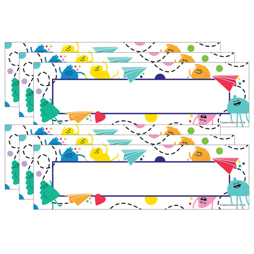 Happy Place Nameplates, 36 Per Pack, 6 Packs