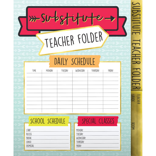 (6 Ea) Aim High Substitute Teacher Folder