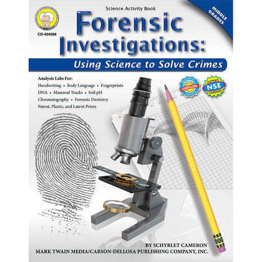 Forensic Investigations Activity Book Gr 4-8