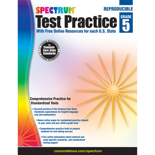 Spectrum Test Practice Wrkbk Gr 5