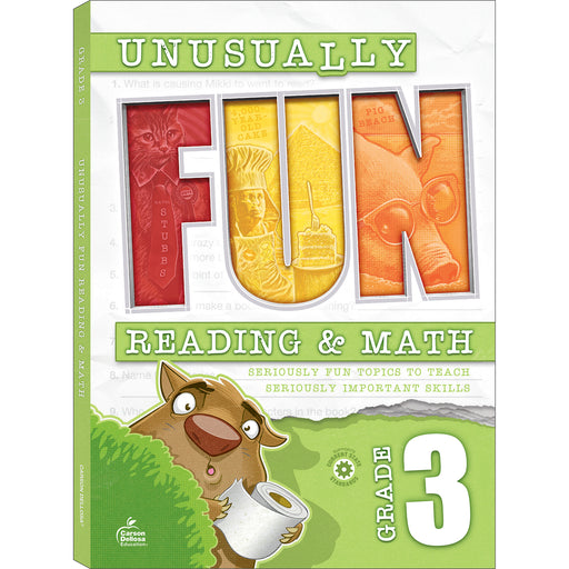 Unusually Fun Unusually Fun Reading & Math Workbook, Grade 3