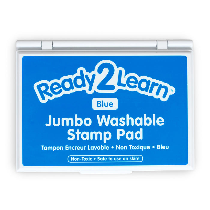 Jumbo Washable Stamp Pad - Blue - 6.2"L x 4.1"W - Pack of 2
