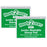 Jumbo Washable Stamp Pad - Green - 6.2"L x 4.1"W - Pack of 2