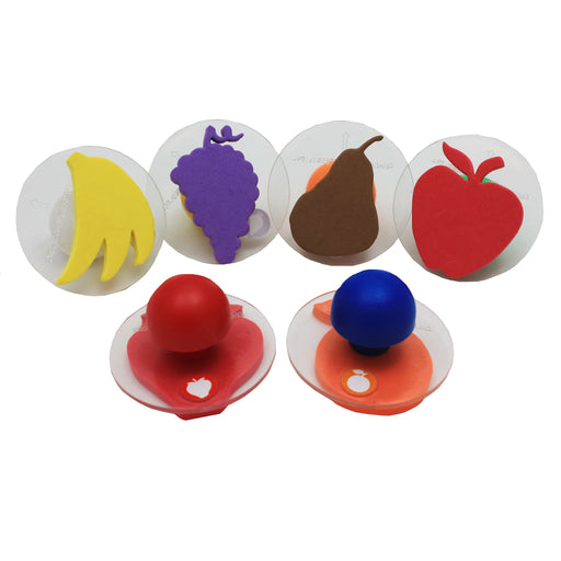 (2 St) Ready2learn Giant Fruit Stamps 6 Per Set