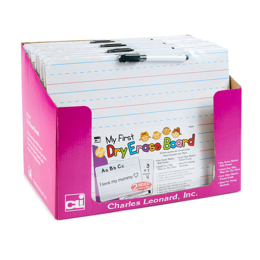 My First Lapboard 9x12 12pk 2 Sided Dry Erase Boards W- Marker Eraser