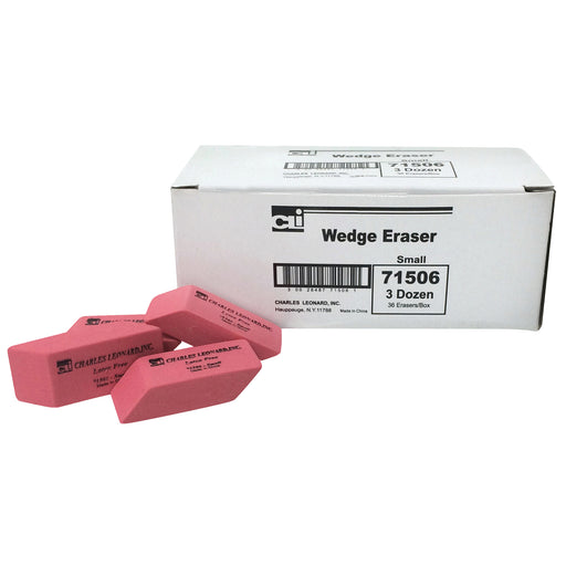 (6 Bx) Synthetic Wedge Erasers Small 36 Per Bx