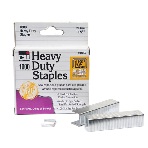 (6 Ea) Extra Hvy Duty Staples 1-2in