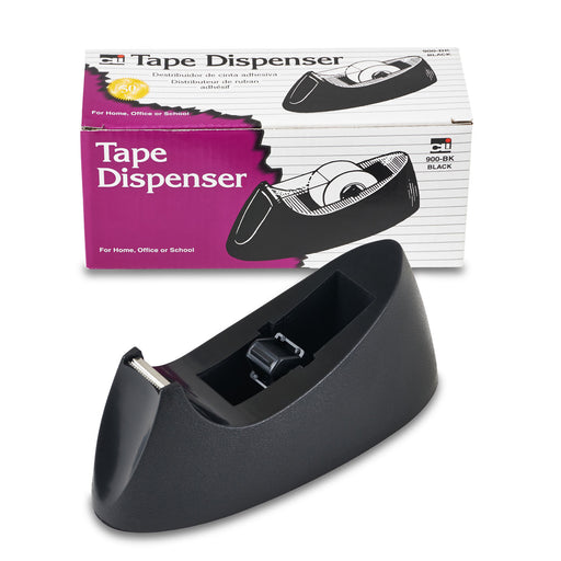 (6 Ea) Desk Tape Dispenser Black