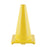 Flexible Vinyl Cone 12in Yellow Weighted
