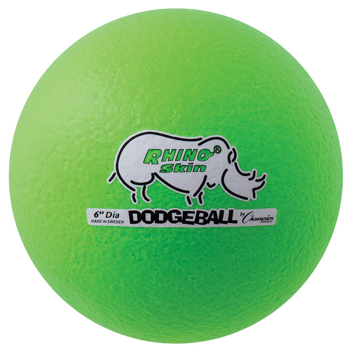 Dodgeball Set-6 Rhino Skin Green