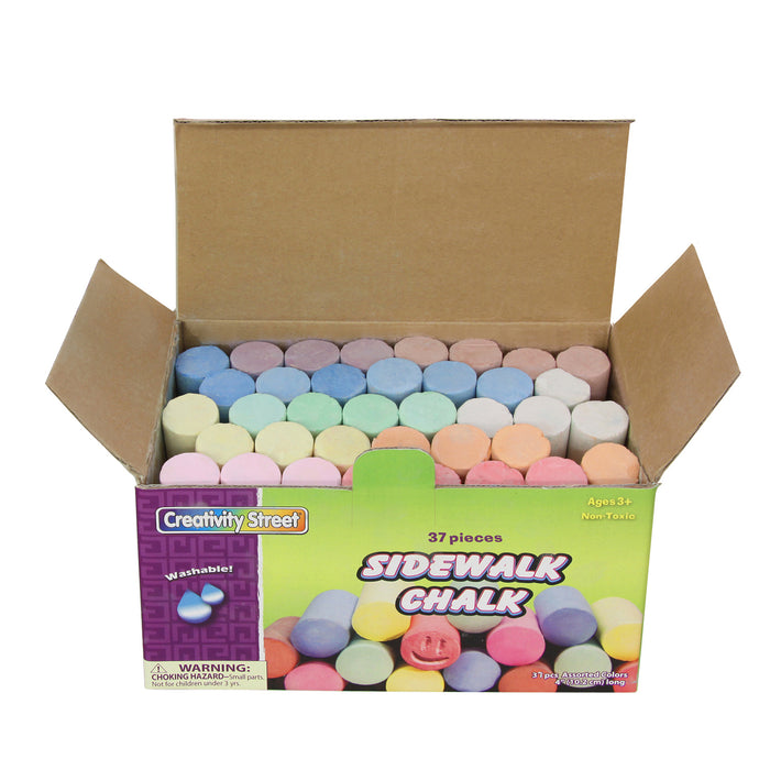 (3 Bx) Sidewalk Chalk 37 Per Bx