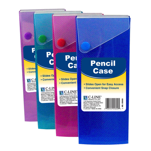(24 Ea) C Line Biodegradable Slider Pencil Case
