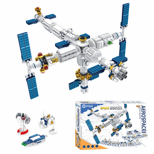 BK07 Aerospace Series Space Station Building Block Set, 573 Pieces
