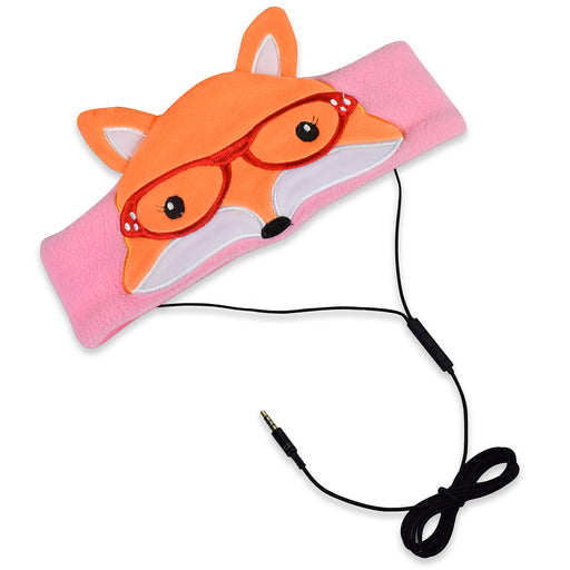 H1 Adjustable Fleece Headband Headphones, Fox