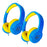 KB2 Premium Kids Headphones, Blue, Pack of 2