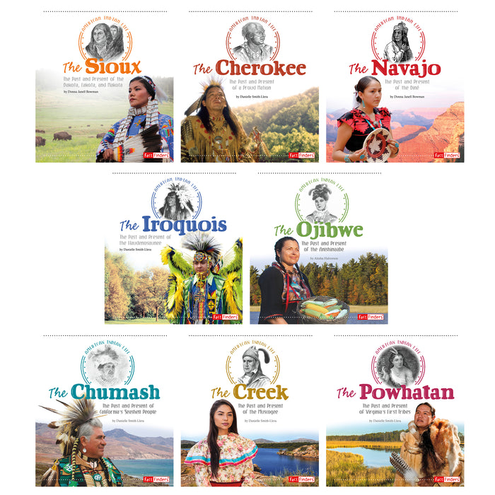 8 Book Set American Indian Life
