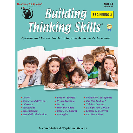 Build Think Skills Begin 2 Gr Prek