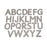 Mirror Letters Uppercase Set Of 26