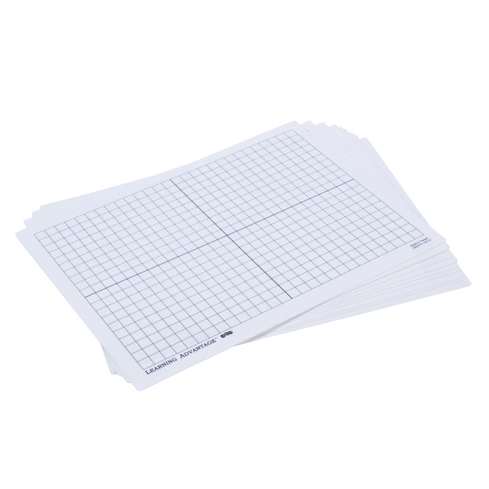 Xy Axis Dry Erase Boards Set Of 10