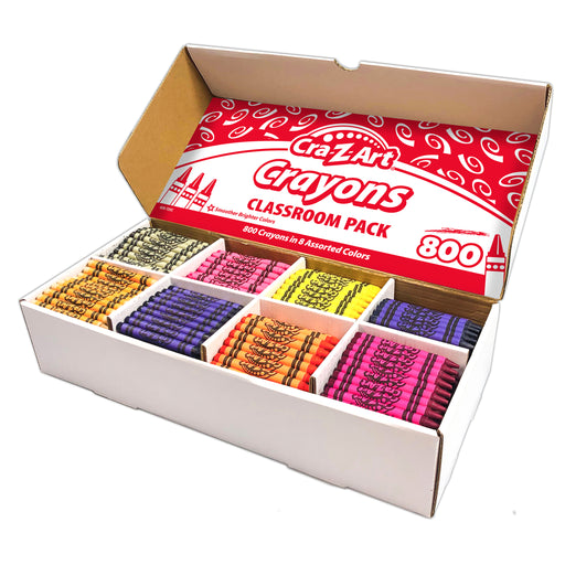 400 Count Crayon Class Pack 8 Color