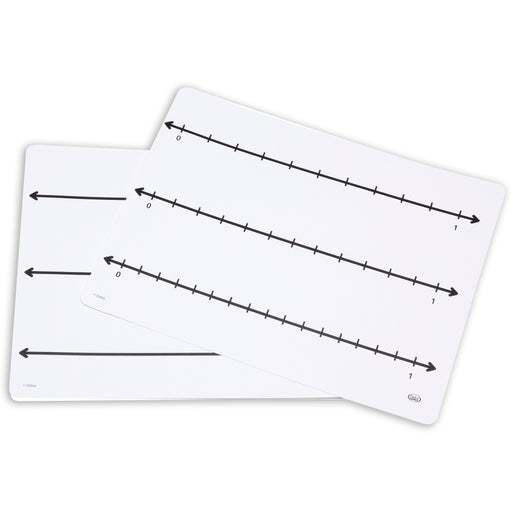 Write On Wipe Off Fract Number Line Mats 10 St
