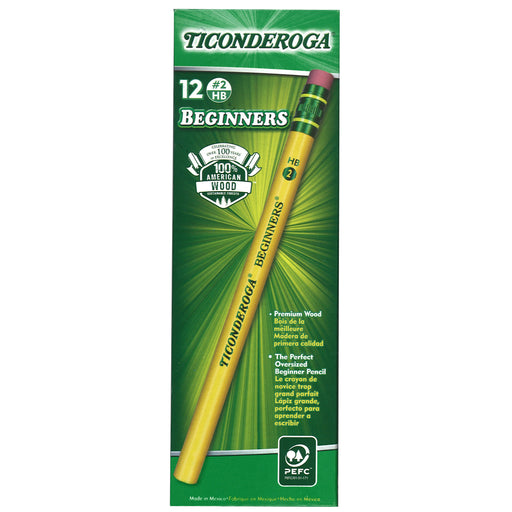 (2 Dz) Beginner Pencil With Eraser