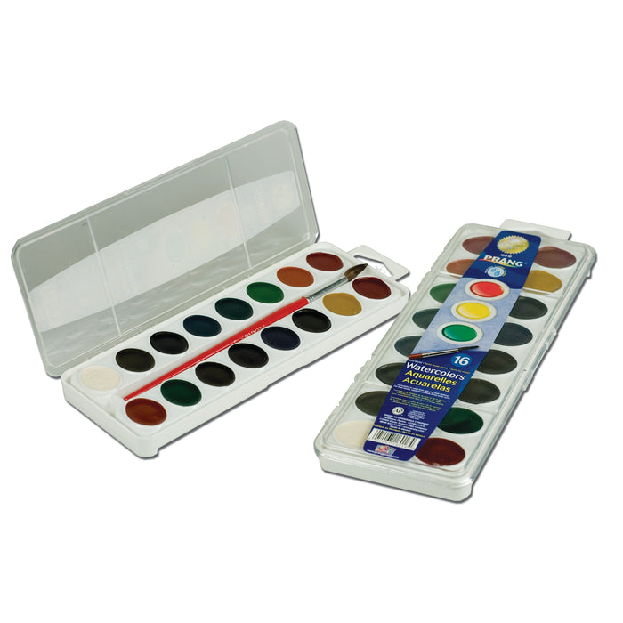 (6 Ea) 16 Washable Water Color Set W-brush