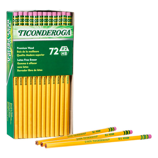 Pencils Unsharpened Box Of 72 Original Ticonderoga