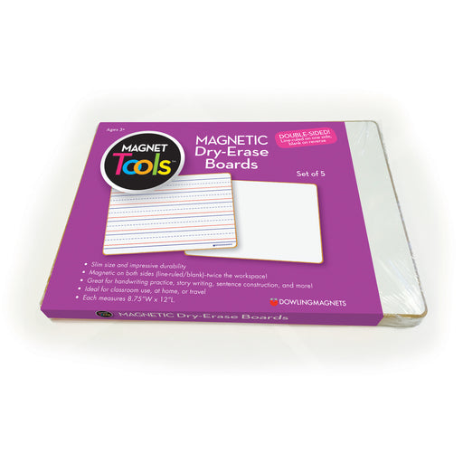 Magnetic Dry-erase Board Set Of 5 Lined And Blank