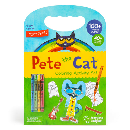 Papercraft Pete the Cat Coloring Activity Set