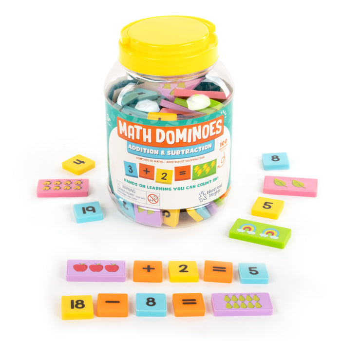 Math Dominoes — Addition & Subtraction