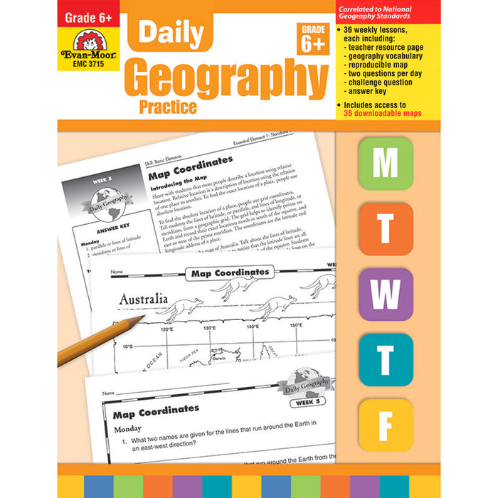 Daily Geography Practice Gr 6
