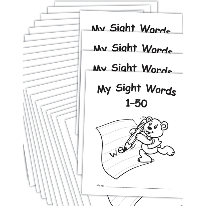 My Own Books: Sight Words 1-50 25pk