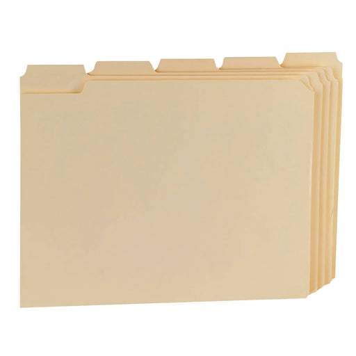Essentials™ Manila File Folders, Letter Size, 1-5 Cut, 100 Per Box