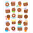 (6 Pk) Chocolate Stickers Scented