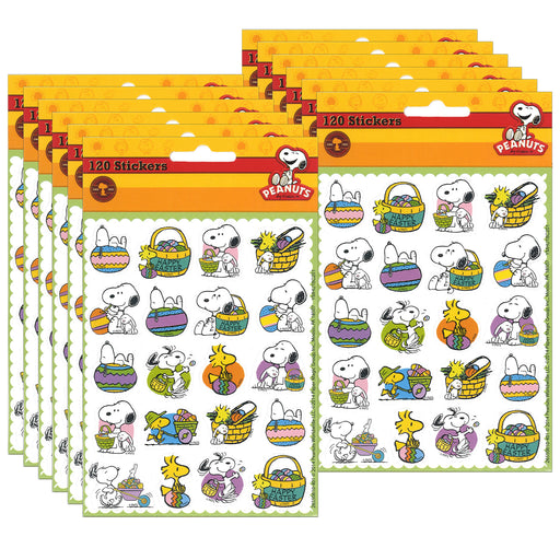 (12 Pk) Peanuts Easter Theme Stickers