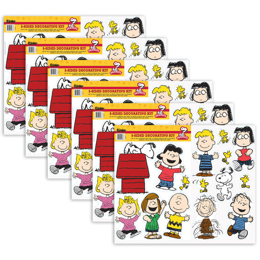 Peanuts® Classic Characters 2-Sided Deco Kit, 6 Kits
