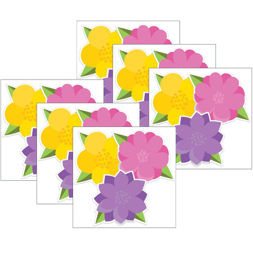 (6 Pk) Flowers Paper Cut-outs A Teachable Town
