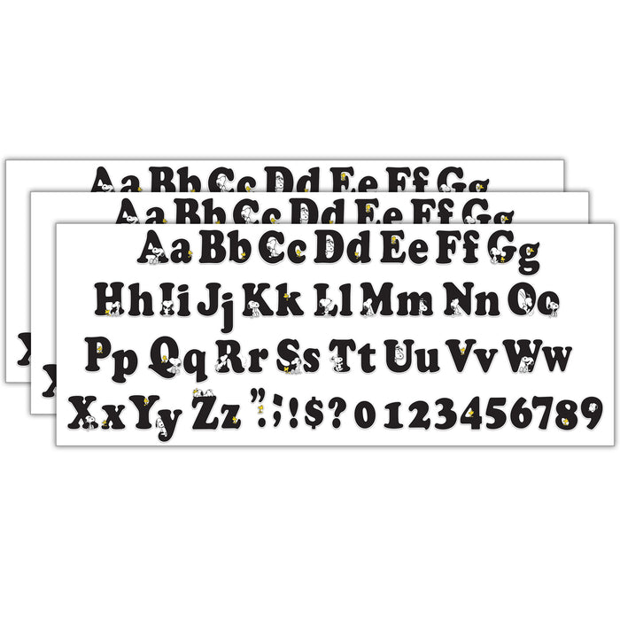 Peanuts® Deco Letters, 210 Per Pack, 3 Packs