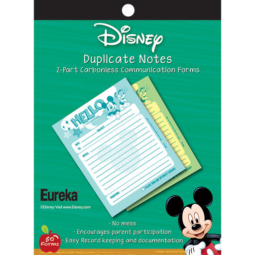 (3 Ea) Mickey Hello Duplicate Notes