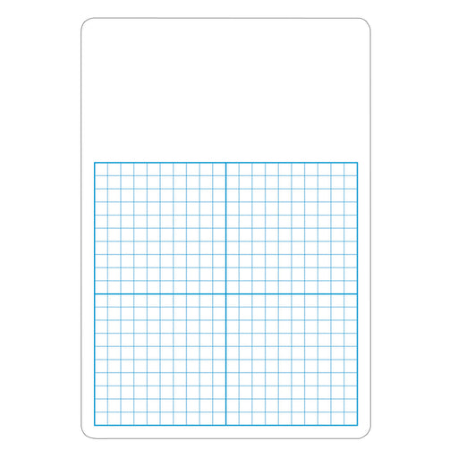 (3 Ea) Single 1-2in Graph Dry Erase Board 11x16